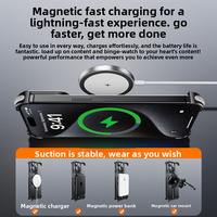 Coque de protection intégrale antichoc et résistante aux chutes pour iPhone 17 Pro Max avec béquille magnétique en métal creux sans cadre