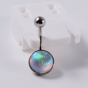Constellation gothique <span class=keywords><strong>Fine</strong></span> corps bijoux Sexy nombril anneau poisson échelle motif diamant clouté coeur <span class=keywords><strong>banane</strong></span> Piercing hommes femmes - Product Image 4