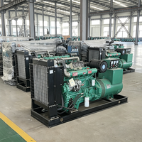 Genset Diesel Open Frame Industri 300kW hingga 400kW Berpendingin Air untuk Operasi Lokasi Kerja Industri Jangka Panjang