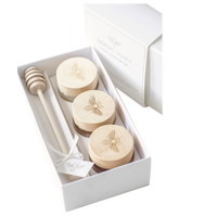 Pot boîtes d'emballage en carton pour bouteille de miel boîtes en verre de miel base caviar confiture pot de miel boîte d'emballage en papier