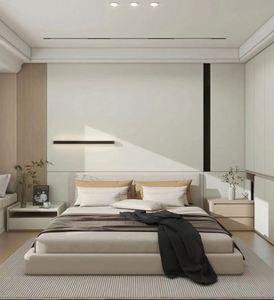 ตู้เสื้อผ้าไม้แบบพกพาผู้ผลิตที่ปรับแต่งได้สำหรับห้องนอนหรือห้องนั่งเล่นประกอบง่ายสำหรับวิลล่า - Product Image 4