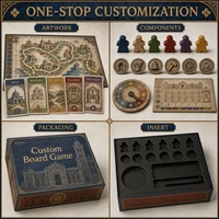 Jeu de société d'architecture romane personnalisé, jeu de cartes de stratégie, jeu éducatif de construction de routes muséales avec cartes en papier couché 350g