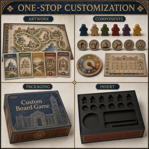 Juego de Mesa de Arquitectura Romanesca Personalizado, Juego de Cartas de Estrategia Educativo, Juego de Construcción de Rutas de Museo con Cartas de Papel Recubierto de 350g - Product Image 4