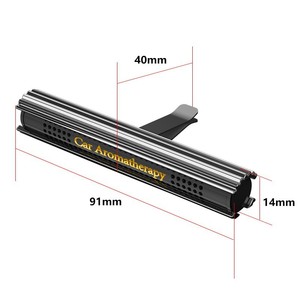 Ambientador Metálico Moderno para Coche, Portátil, con Fragancia Intensa, Elimina Olores, Adorno para Salida de Aire, No Requiere Electricidad 1 - Product Image 5