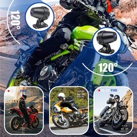 Inalámbrico Carplay motocicleta Android Auto navegación GPS pantalla impermeable IPX7 Dashcam moto cámara con pantalla táctil de 5 pulgadas