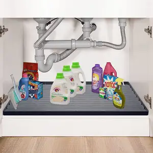 Best Selling Grande Personalizado Água Ondulação Padrão Silicone Drenagem Mat Sob a Tapete Pia