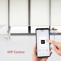 Persianas Enrollables OEM al por Mayor, Textura de Lino, Semiopacas, Ahorro de Energía, Fácil Instalación, Sin Taladro, Magnéticas, para Baños, Lavandería y Estudio