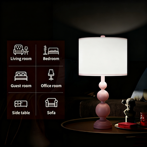 Lampada da Tavolo Moderna in Ceramica a LED AC 220V, Illuminazione di Lusso Ecologica per Ufficio e Comodino, Fornitore Personalizzato all'Ingrosso per Progetti Alberghieri - Product Image 4