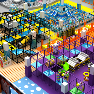 Mini <span class=keywords><strong>tren</strong></span> personalizado, área de juegos interactiva, Castillo travieso a gran escala, parque infantil interior - Product Image 4