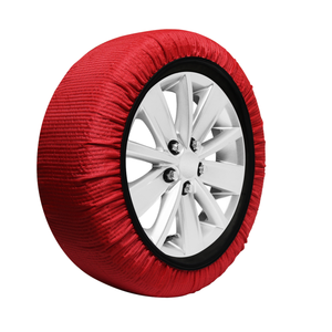 Lot de 2 <span class=keywords><strong>chaussettes</strong></span> de neige 3D en PE pour pneus de <span class=keywords><strong>voiture</strong></span>, housses de <span class=keywords><strong>roues</strong></span> antidérapantes en tissu polyester 420g/m² - Product Image 1