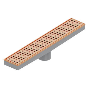 SANIPRO couverture de grille en acier inoxydable de couleur personnalisée fond en <span class=keywords><strong>plastique</strong></span> salle de bain Anti-odeur <span class=keywords><strong>douche</strong></span> Drainage drains de sol linéaires courts - Product Image 3