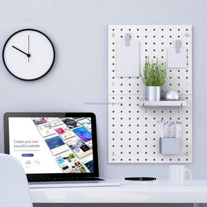 Metal Chrome Plated Black Pegboard Display Hooks Heavy Duty for Workbench Kitchen Garage Storage Organizer Fits 1/8" <strong>Peg</strong> <strong>Board</strong> - Product Image 6