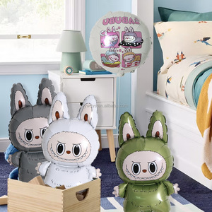 Labuibui 18 inç Alüminyum Folyo Balon Gece Pazarı Tezgahı Şişirilebilir Oyuncak Rabubu Bubble Mart Bubble Mart 18 inç Balon Balon - Product Image 2