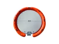 Plate-forme flottante circulaire électrique de mini bateau compact de bateau électrique rond gonflable léger pour la pêche avec le siège et le moteur