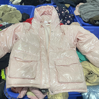 Grosir butik gaya Korea jaket empuk bekas parka musim dingin mode butik murah