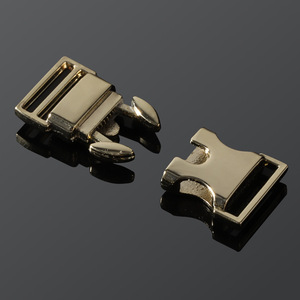 Alloy Metal Side Release Buckle Light Gold Adjustable <b>Snap</b> <b>Fastener</b> For Bags Durable Hardware - Product Image 3