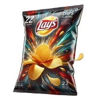 Sacs en plastique refermables transparents personnalisés de 2,75 oz en PET/PE, résistants à l'humidité, pour l'emballage de frites surgelées et de nourriture pour animaux de compagnie