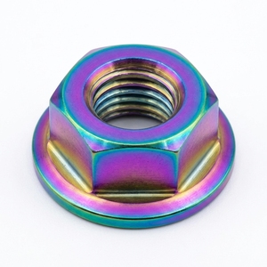 Écrou léger et robuste en titane Gr5, filetage <span class=keywords><strong>de</strong></span> précision CNC, fixation résistante à l'usure, anti-salissure pour équipement marin offshore - Product Image 1