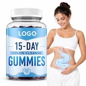 OEM Darmreinigungs-Gummibärchen Natürliche Unterstützung für die Verdauung Ballaststoff-Entgiftungs-Gummibärchen Private Label Fabrik für Großhandelsvertrieb - Product Image 1