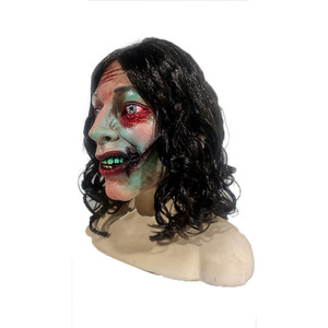 Maschera in Latex <span class=keywords><strong>per</strong></span> Halloween 2023 - Design Spaventoso <span class=keywords><strong>con</strong></span> Viso di Fantasma e Morte - Product Image 3