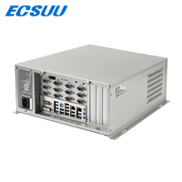 Computadora Industrial Integrada ECSUU Intel LGA 1150 H81 con CPU, Pantalla VGA/DVI, 8GB de RAM, 1TB de Almacenamiento, Linux/Win7/8/10, 2x1000M LAN, en Existencia