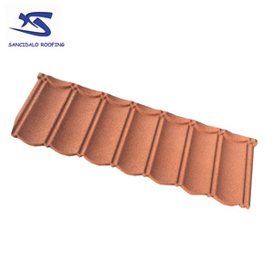 Tuiles de toiture métalliques revêtues de pierre à prix d'usine, haute résistance à la corrosion pour les zones côtières, Amérique latine, <span class=keywords><strong>immobilier</strong></span> - Product Image 2