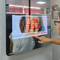 Écrans numériques interactifs tactiles capacitifs LCD de 27 pouces, 32 pouces, 43 pouces, 49 pouces, écran miroir magique, salle de sport, cosmétique, salle de bain