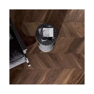 Forma di foglia nero americano noce parquet legno massello legno laminato pavimenti in legno ingegnerizzato pavimenti in legno pavimenti in legno per interni