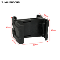 7.62 Double connecteur de chargeur en nylon rapide Accessoire de chasse à rechargement rapide avec connexion rapide pour un rechargement magnétique efficace