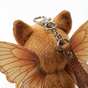 พวงกุญแจตุ๊กตา<span class=keywords><strong>ผีเสื้อ</strong></span>ขนฟูพร้อม<span class=keywords><strong>ปีก</strong></span><span class=keywords><strong>ผีเสื้อ</strong></span> - จี้กระเป๋าน่ารักสไตล์คาวาอี้ - Product Image 5