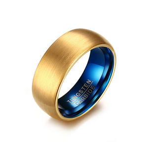 Moda hip hop carburo <span class=keywords><strong>di</strong></span> tungsteno uomo promessa anelli nocche incisione all'ingrosso set <span class=keywords><strong>di</strong></span> fedi nuziali <span class=keywords><strong>di</strong></span> fidanzamento placcato oro 14k - Product Image 2