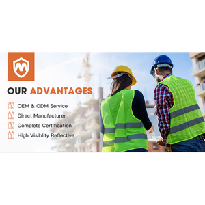 سترة سلامة عمل للطرق متعددة الجيوب مخصصة ، سترة سلامة عاكسة مرئية عالية - Product Image 3