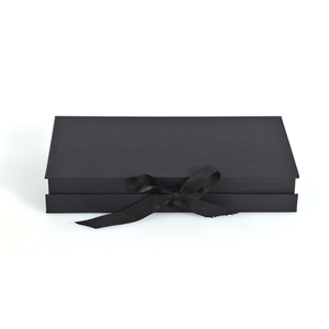 Reusable Boite Cadeau Textured Paper Box Custom Logo Luxury Magnetic <b>Watch</b> Strap Box With Ribbon - Product Image 6