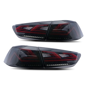 Gruppo Luci Posteriori a <span class=keywords><strong>LED</strong></span> per Mitsubishi <span class=keywords><strong>Lancer</strong></span> 2008-2018, Fanali Posteriori <span class=keywords><strong>LED</strong></span> con Omologazione E, Animazione all'Avvio, Lampada Posteriore Sequenziale - Product Image 4
