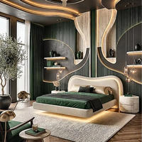 Hochwertige Italienische Heim- und Hotelmöbel Schlafzimmer-Set Moderne Luxus-Schlafzimmermöbel Bett Luxus-Sofa Küchenschrank
