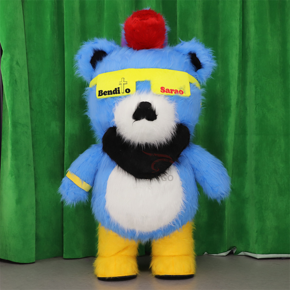 Company Celebrate Dance Bear Mascot Costume for Adults 2m