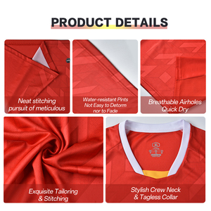 Seragam Sepak Bola Tim Kustom YL Berkualitas Tinggi, Set Jersey Sepak Bola Retro Grosir, Seragam Sepak Bola Bernapas - Product Image 3