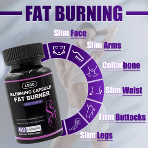 Kapsul Pembakar Lemak Suplemen Penurun Berat Badan Dewasa Alami Rendah Gula Rendah Lemak 60 Kapsul Ramah Vegetarian Pembakar Lemak Sehat - Product Image 3