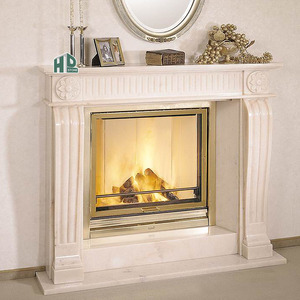 Caminetto a Parete in Marmo <span class=keywords><strong>di</strong></span> Alta Qualità, Stile Moderno, Decorativo con Effetto Fiamma per Uso Interno in Soggiorno - Product Image 3