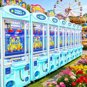 LEON Ticket World Macchina Arcade Acchiappa Biglietti con Numeri Personalizzati, Sistema di Lancio e Impilamento Multicanale, Gioco per Bambini con Jackpot JP, 1 Anno di Garanzia - Product Image 1