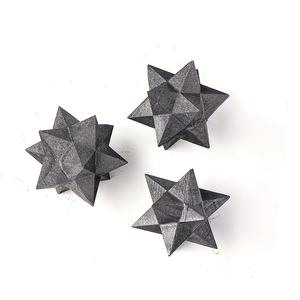 Estrellas Merkaba de Shungita Talladas a Mano, Cristales, Piedras Preciosas, Piedra de Meditación para Decoración del Hogar, Decoraciones de Cristal - Product Image 6