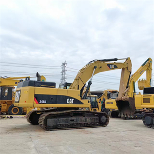 รถขุดตีนตะขาบมือสอง Cat 345D 45 ตัน ยี่ห้อ CATERPILLAR 345 พร้อมรองเท้าตีนตะขาบขนาด 750 มม. ห้องโดยสารติดแอร์ สำหรับงานดินขนาดใหญ่ ส่งออก - Product Image 5