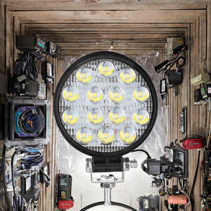 Foco <span class=keywords><strong>DE</strong></span> TRABAJO <span class=keywords><strong>LED</strong></span> Universal <span class=keywords><strong>de</strong></span> 12V, 4 pulgadas, 42W, 4x4, todoterreno, ATV, UTV, 4WD, camión, Tractor, motocicleta, luces antiniebla, iluminación Exterior para automóvil - Product Image 3