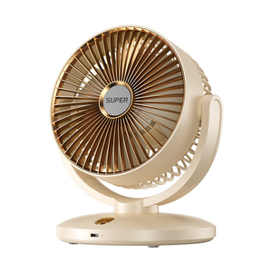 Ventilateur portable rafraîchissant pour voiture, à brume d'eau, moteur sans balais, batterie rechargeable, 5W, cinq vitesses, ultra-silencieux 29dB, en plastique - Product Image 1