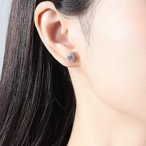 Juego de Joyería de Plata 925 con Corte de Pera, Venta al por Mayor de Fábrica, Conjuntos de Joyería para Mujer con Piedra de Zirconia, Regalo para Bodas y Fiestas - Product Image 6