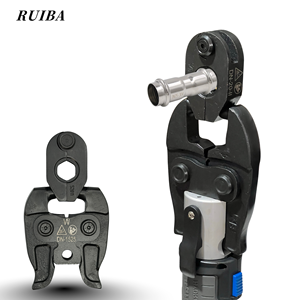 Mâchoire de sertissage rotative universelle de type V/M compatible avec <span class=keywords><strong>Rems</strong></span> Rothenberger Viega Novopress |   Tête de presse pour tuyaux standard européenne - Product Image 1