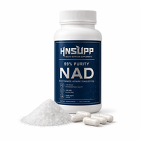 Capsules Liposomales NAD120 Complément Alimentaire Fournissant Énergie et Vitalité Cellulaire Végétalien Sans OGM Sans Gluten pour Adultes