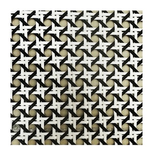 Maille de rotin en papier multicolore, matériau en cannage hexagonal pour meubles en rotin - Product Image 1