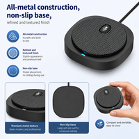 Micrófono de Condensador Portátil Mini CMTECK M6 con Reducción de Ruido, Micrófono USB con Cable para Grabación, Consultas Médicas y Software