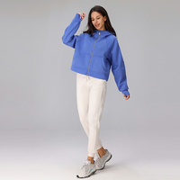 Haute qualité femmes automne fermeture éclair à capuche veste pantalons de survêtement deux pièces ensemble Logo personnalisé Jogging survêtements 2 pièces ensemble femmes hiver